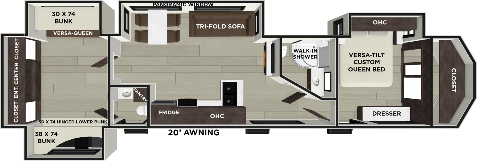 Salem Villa 42QBQ Floorplan